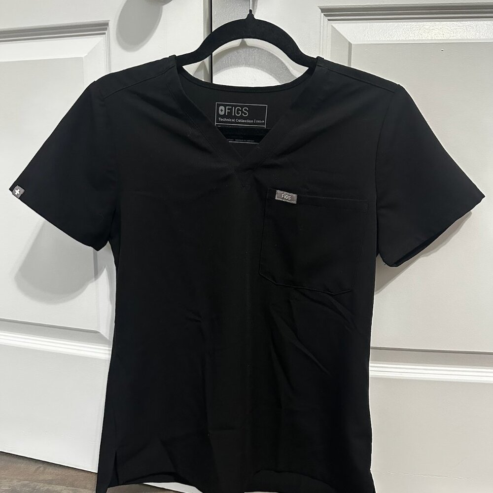 FIGS Scrub Set XXSP in Black - Picture 2 of 3